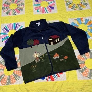 Northern Reflections Fall themed fleece